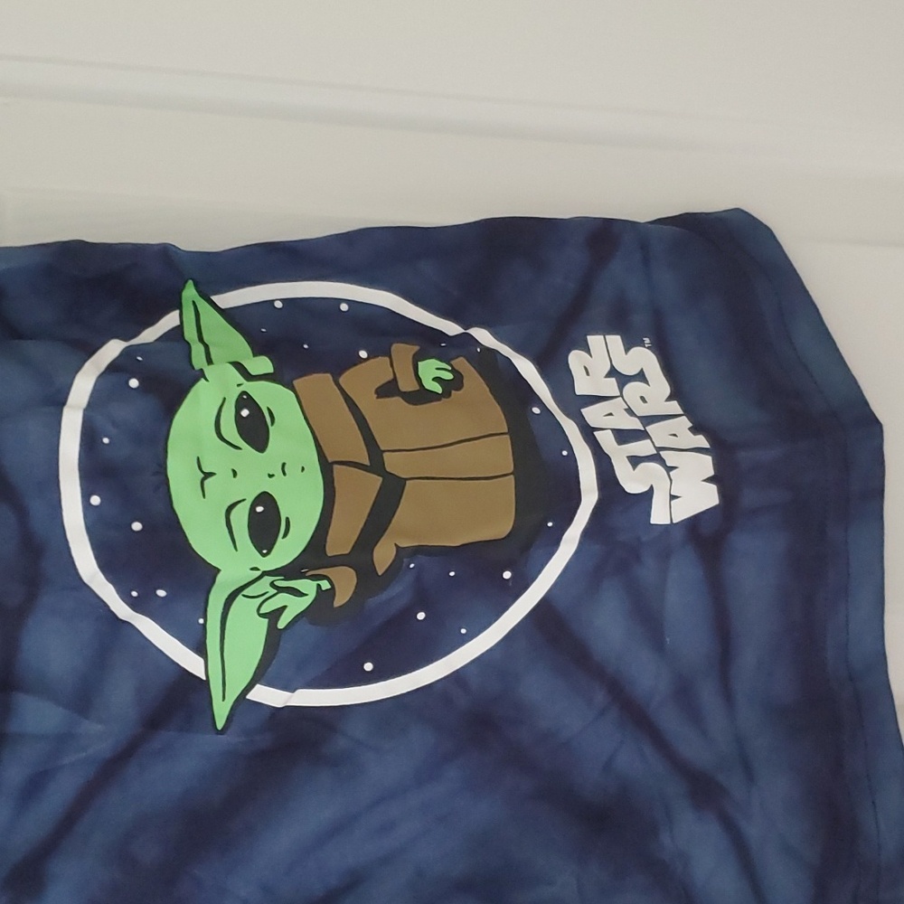Mandalorian M 32-34 Baby Yoda M Lounge Sleep Shorts New - Picture 3 of 6